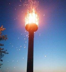 Mersham, near Ashford, had its own beacon lighting. Picture: Martyn Wendel Knight
