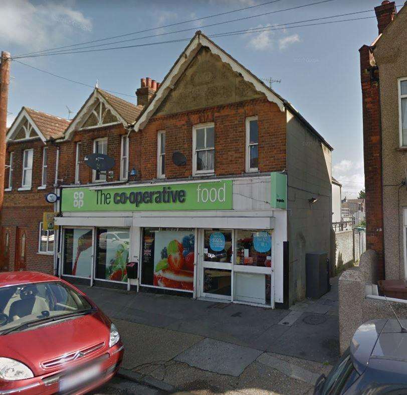 The woman fell ill at the Co-op store in Canterbury Street