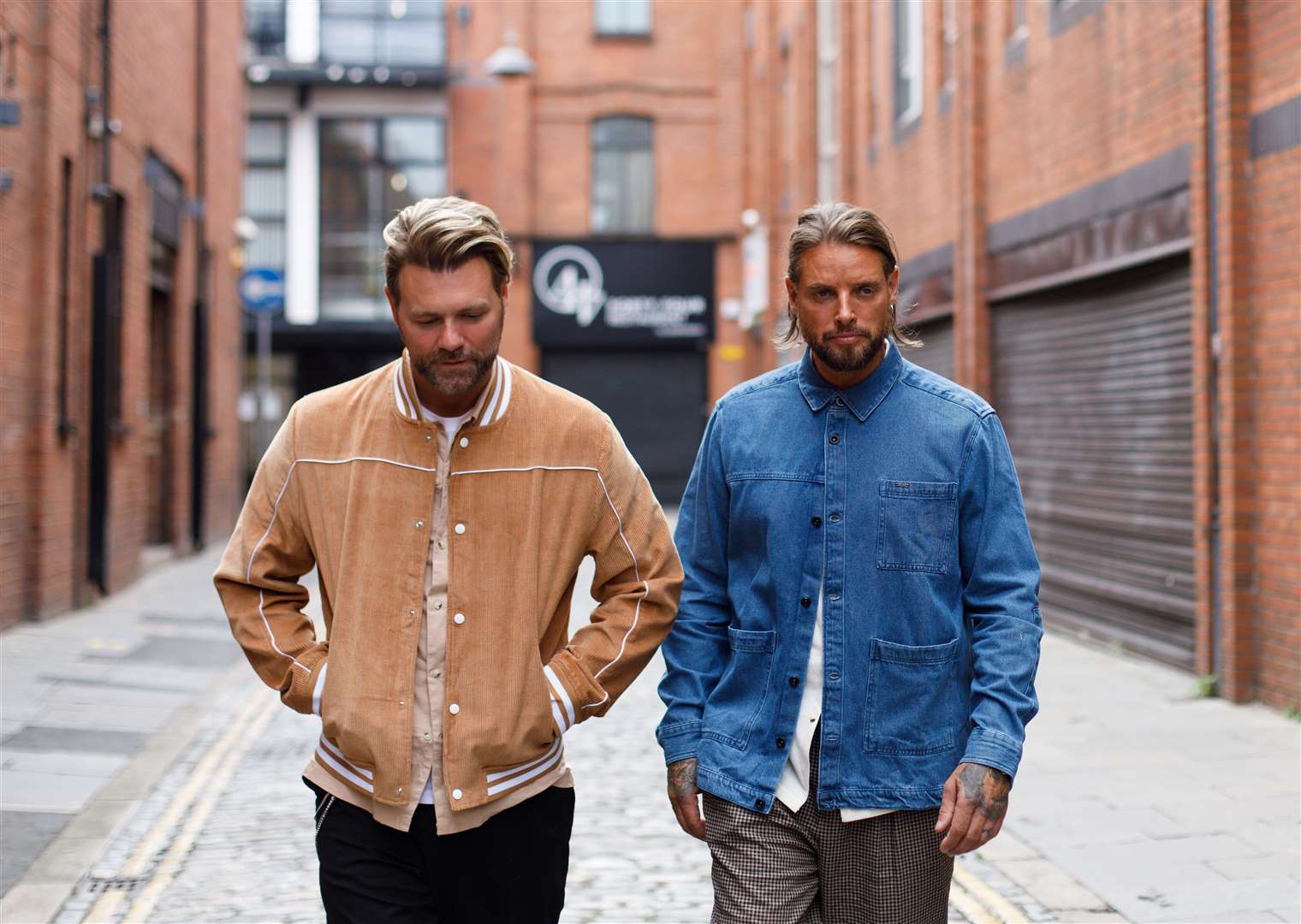 Boyzlife members Keith Duffy and Brian McFadden are back on tour. Picture: Brendan Gallagher
