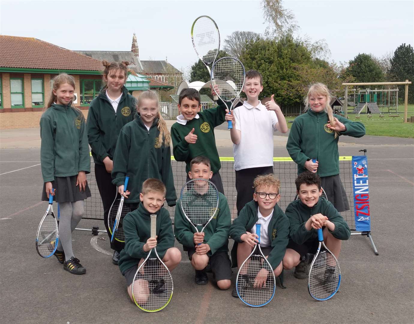 Deal Parochial Church of England Primary School's tennis programme has received national recognition