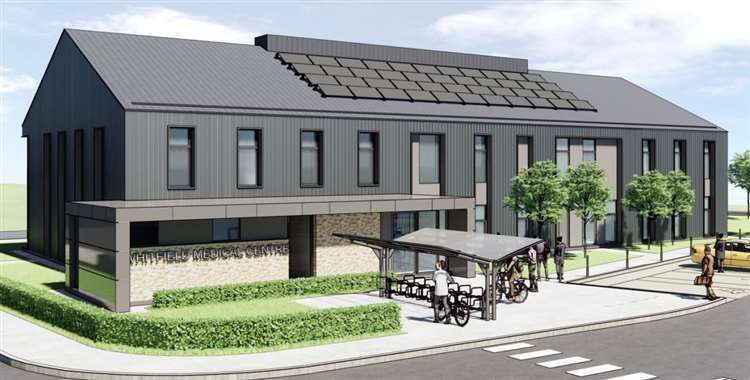 Plans for a new surgery in Whitfield have been given the green light. Picture: Corstophine & Wright Architects