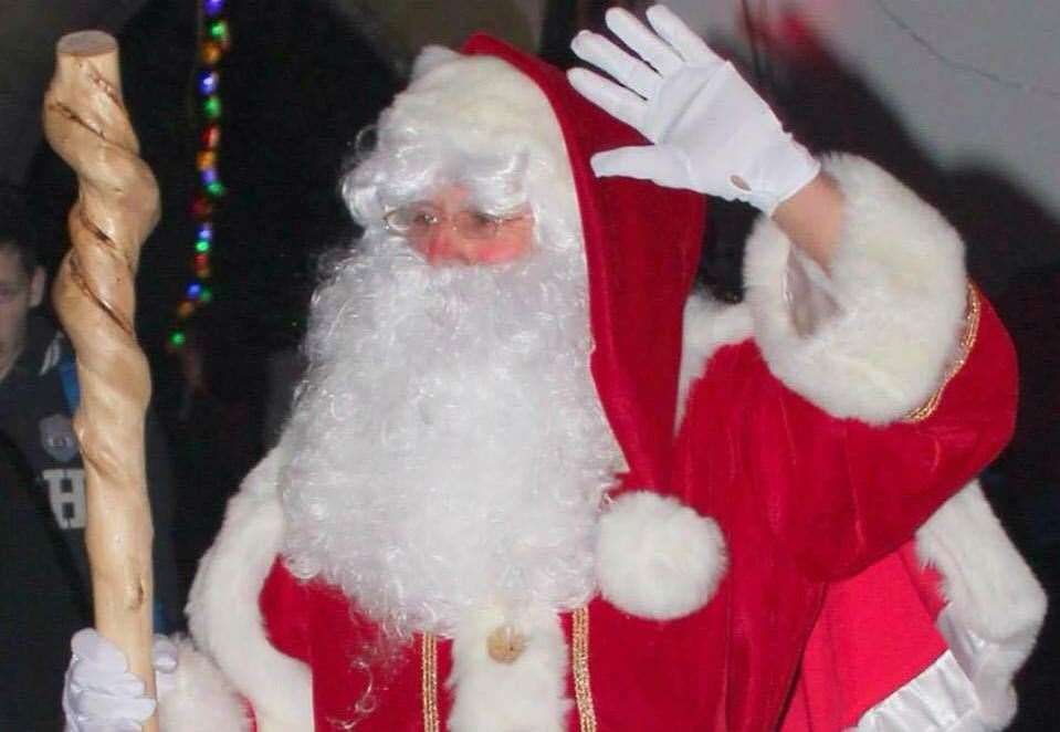 Yobs tried to punch Father Christmas last night. Stock photo