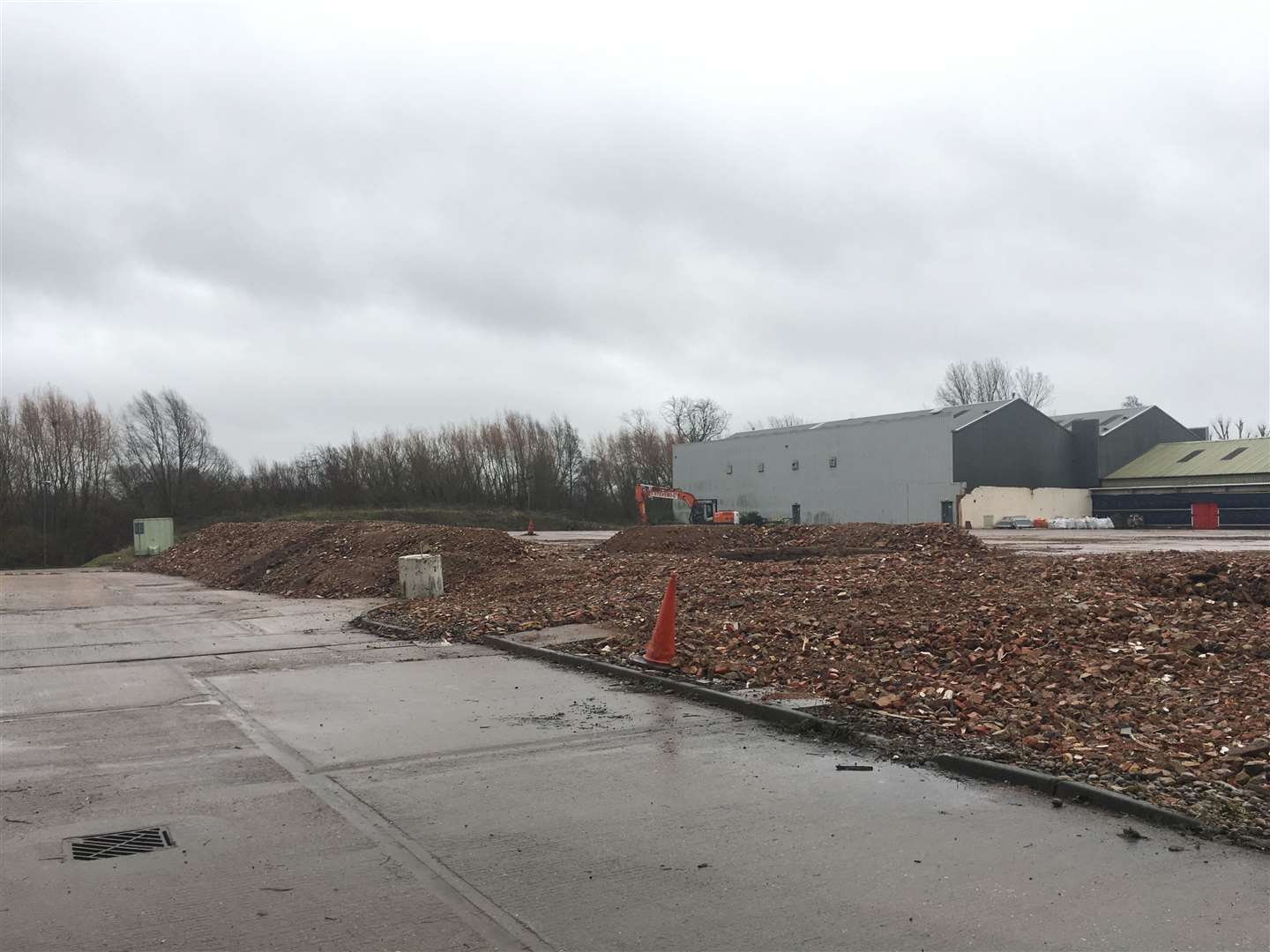 The site was levelled in 2019
