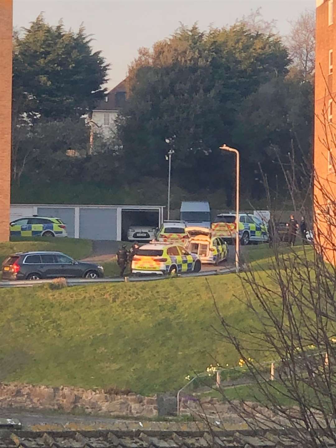 Officers have left the scene but inquiries are ongoing. Picture: Jo Davis