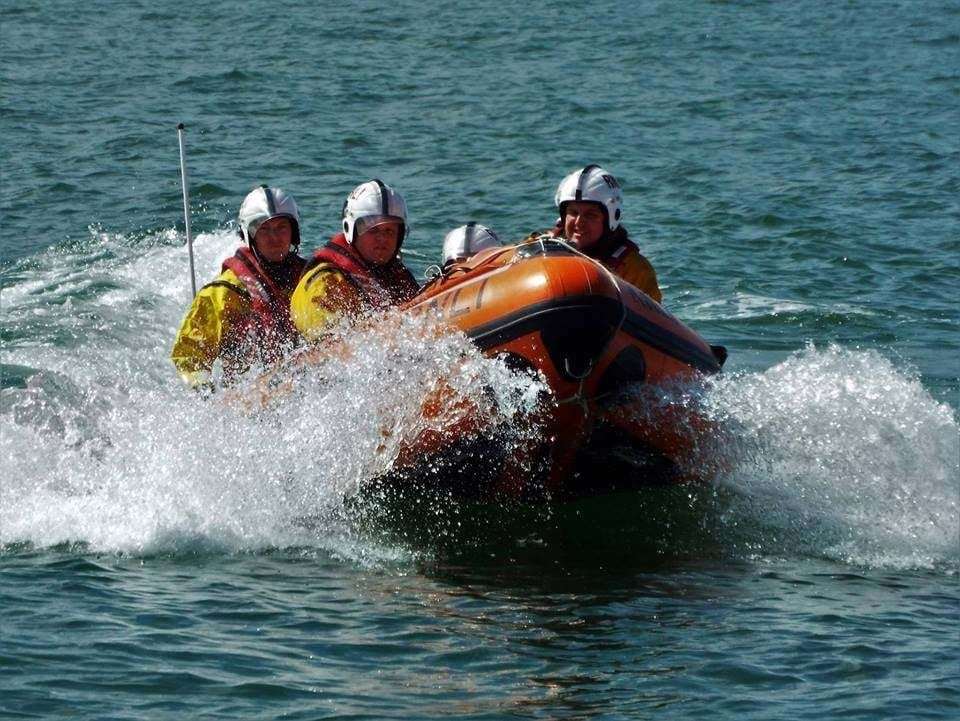 The Sheerness RNLI lifeboat was called out twice within an hour. Picture: Sheerness RNLI