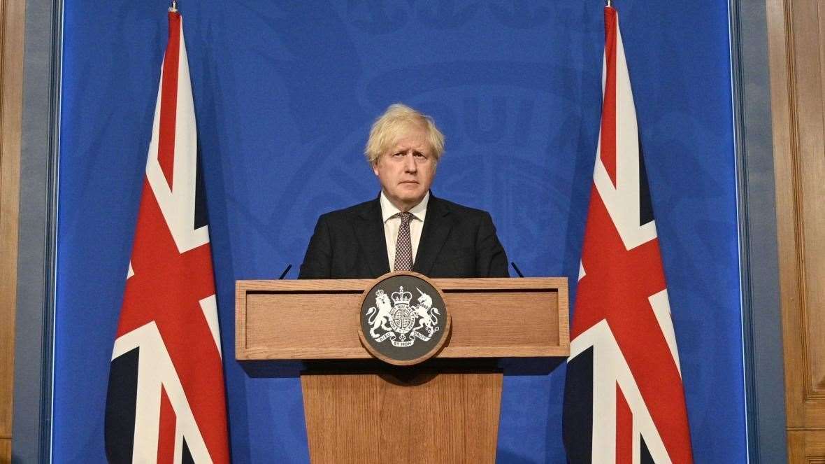 Boris Johnson made the announcement at a Downing Street briefing. Picture: PA