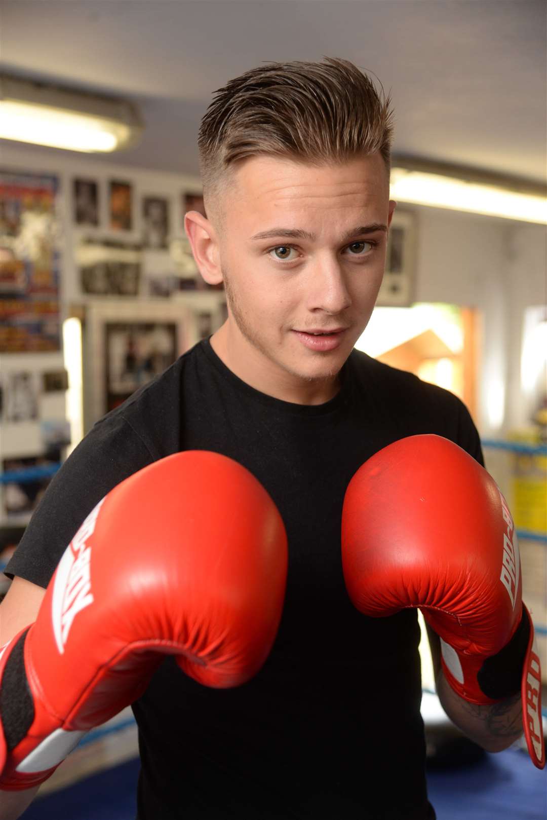 Ryan Jeapes at former boxing champ Johnny Armour's gym in Chatham