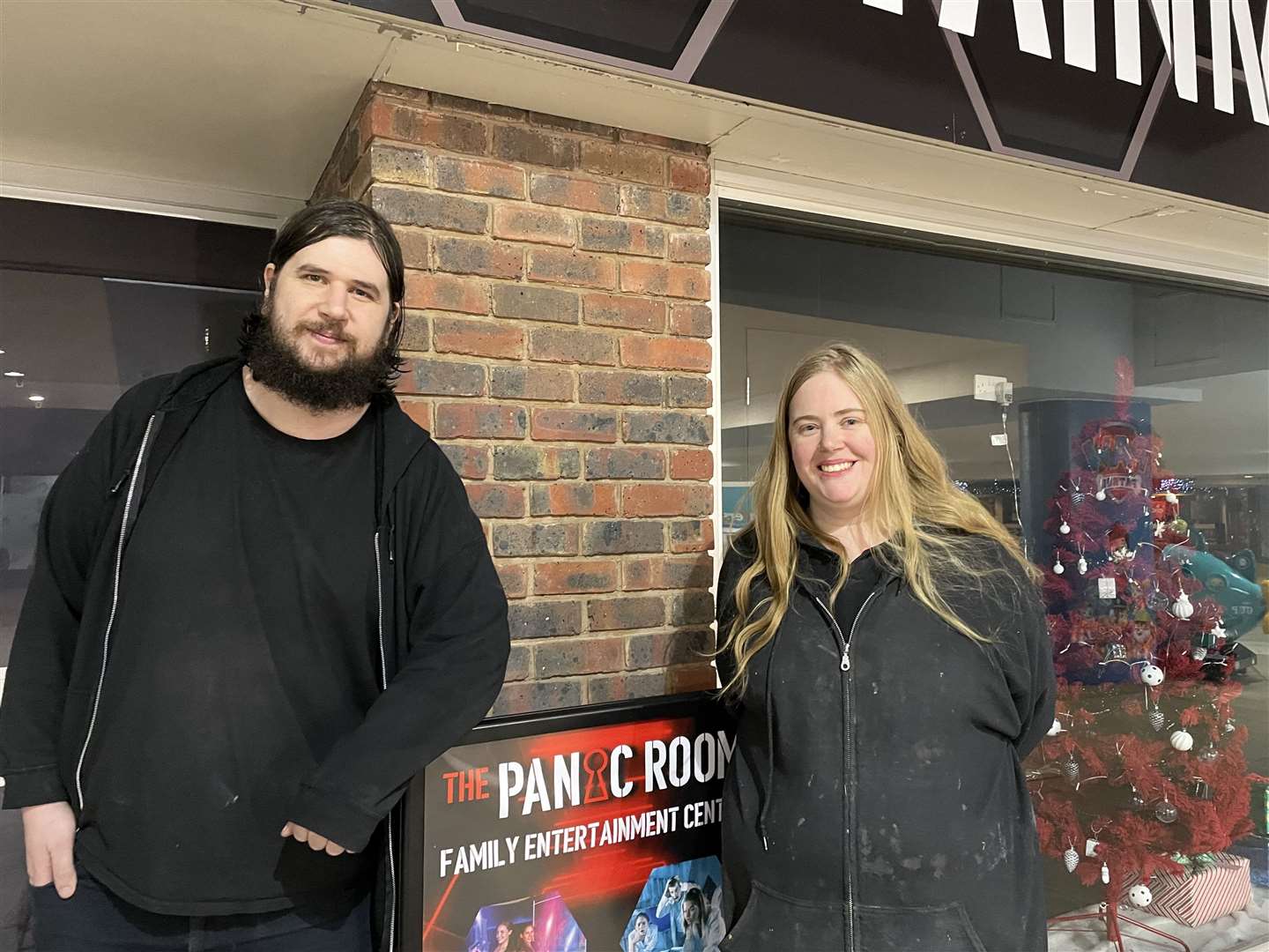 From left: Owners Alex and Monique Souter of The Panic Room Entertainment Centre in St Georges Centre, Gravesend