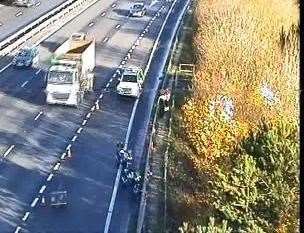 There are some delays following an accident on the m25 near the Swanley Interchange this morning. Photo: Highways England