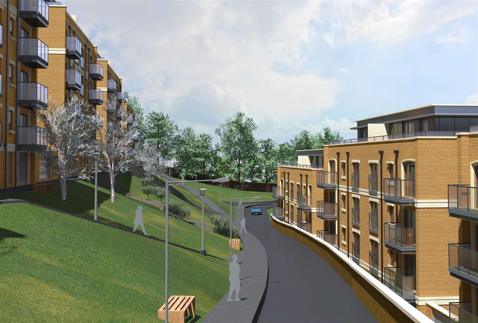Artist' impression of the new flats from last month. Picture: Beanland Associates Architects