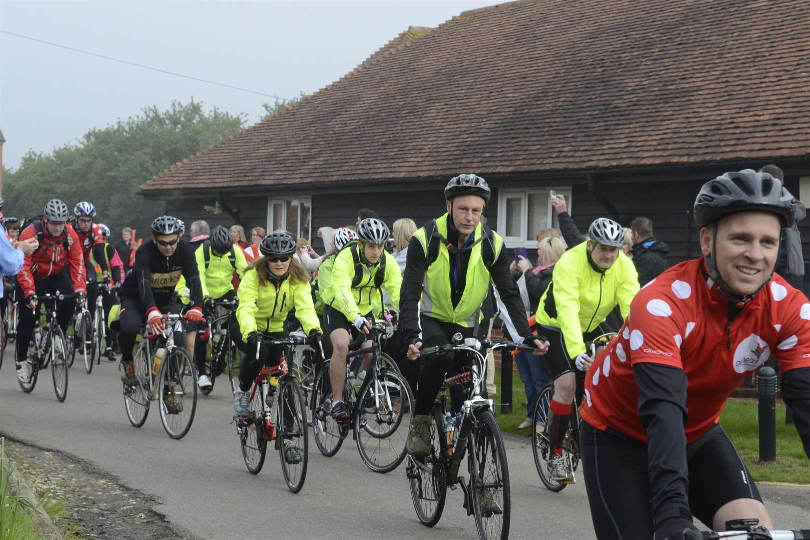 It's not the first time there's been a bike ride for the charity. Picture: Chris Davey