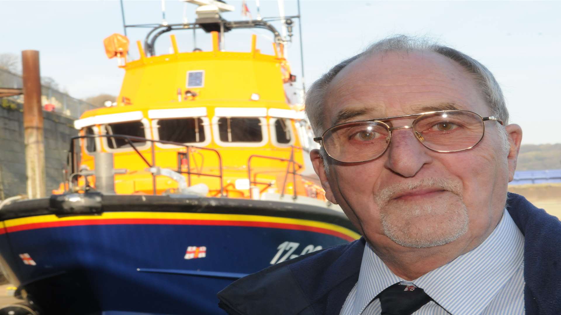Former Dover Lifeboat operations manager, Roy Couzens.