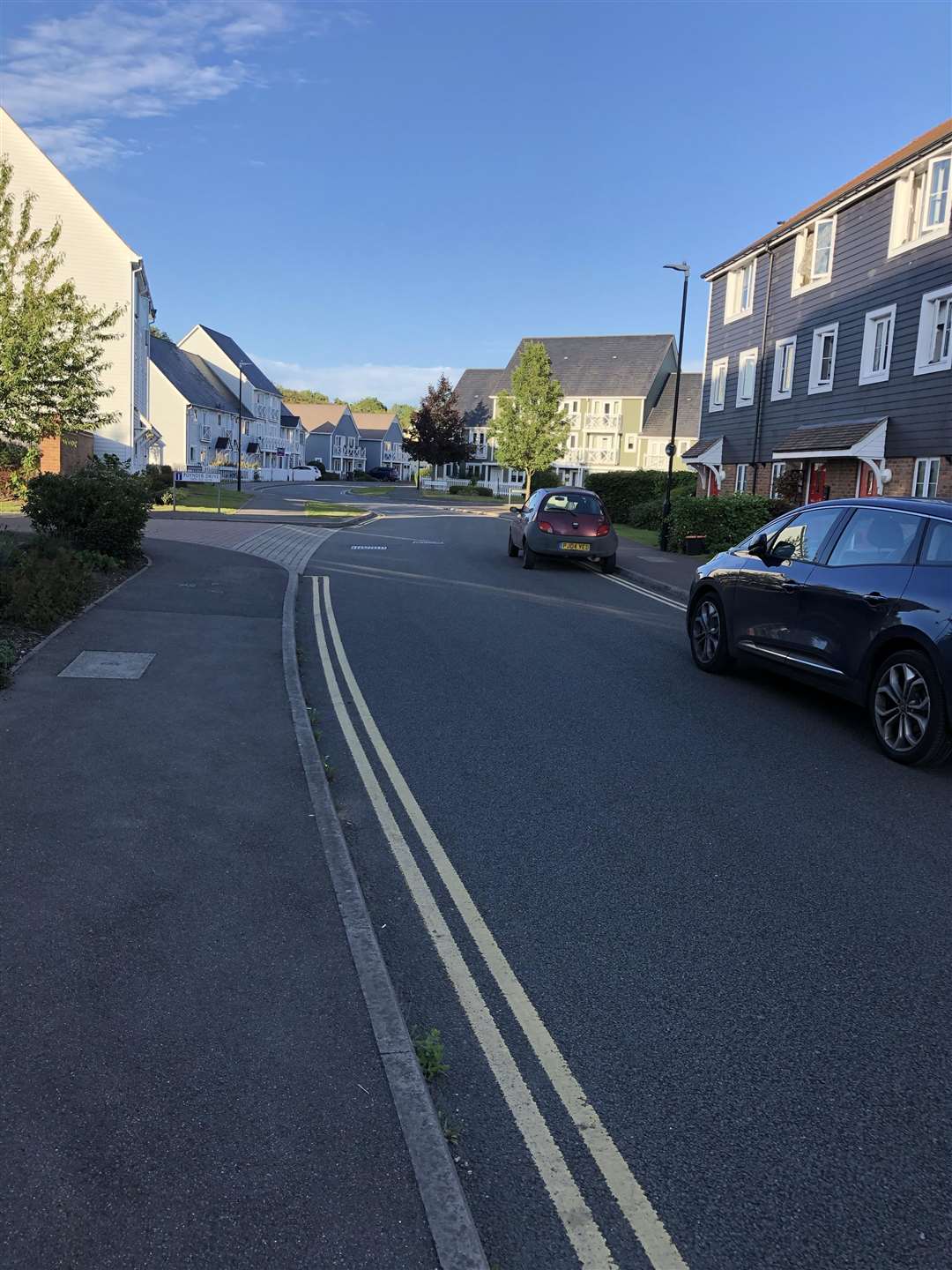Residents have been warned by Tonbridge and Malling council that the double yellow lines on the Holborough Lakes development are to be enforced from September 1