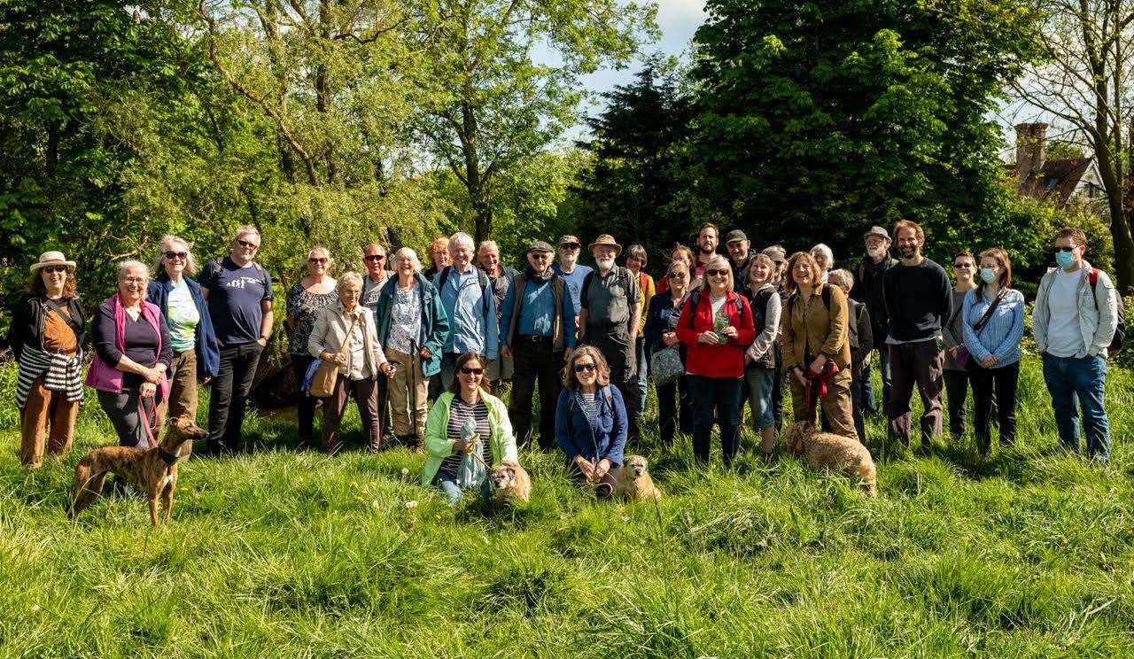 The Friends of Old Park and Chequer’s Wood walked the route of the proposed eastern bypass and heard turtle doves and nightingales singing