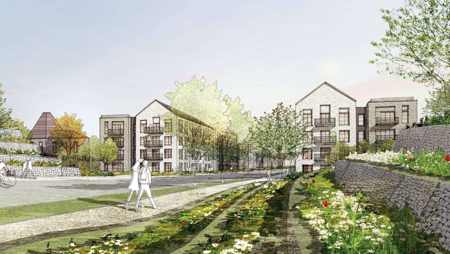 How the Ashmere village will look on the Ebbsfleet Garden City development
