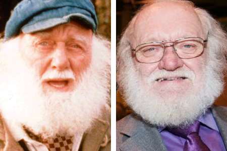Actor Buster Merryfield and Grove councillor Duncan Dewar-Whalley