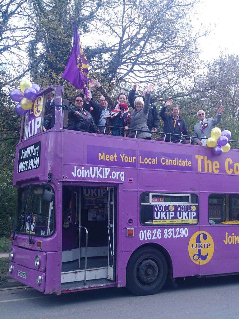 This purple bus is set to drive around Dartford today