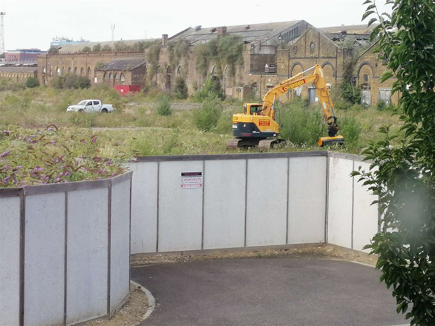 Work on the Newtown site started in the summer