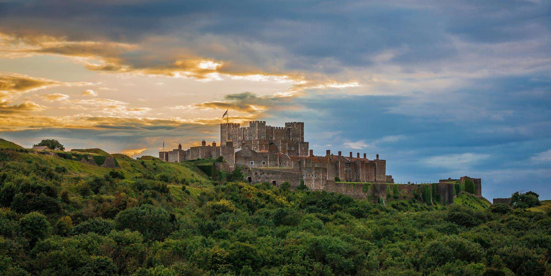 Dover is described as the 'Key to England' due to its defensive significance throughout history (3440526)