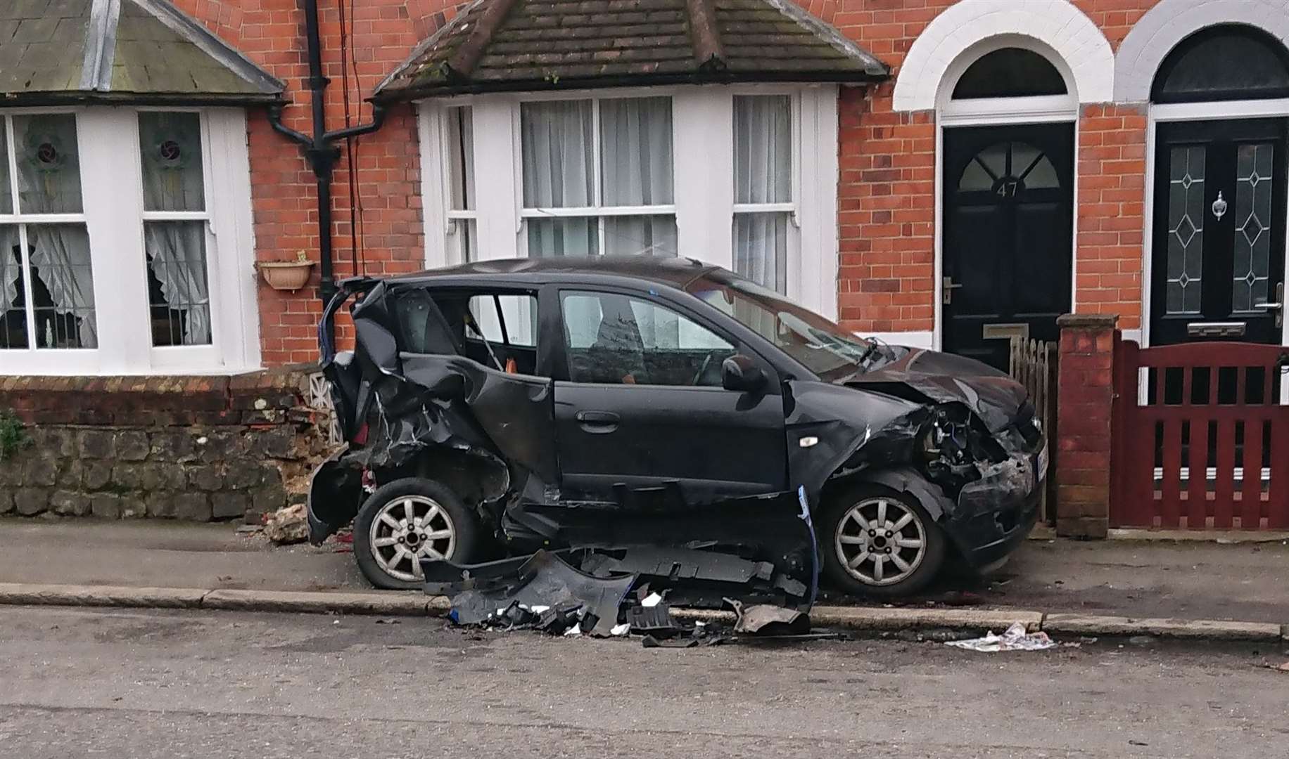 Three cars were said to be involved in the crash
