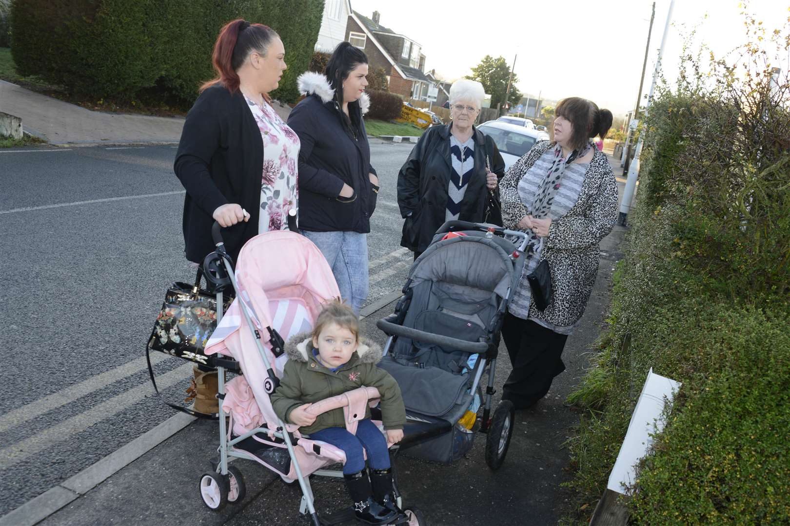 Concerned mums speaking about the shock announcement that Abbot House nursery is to close