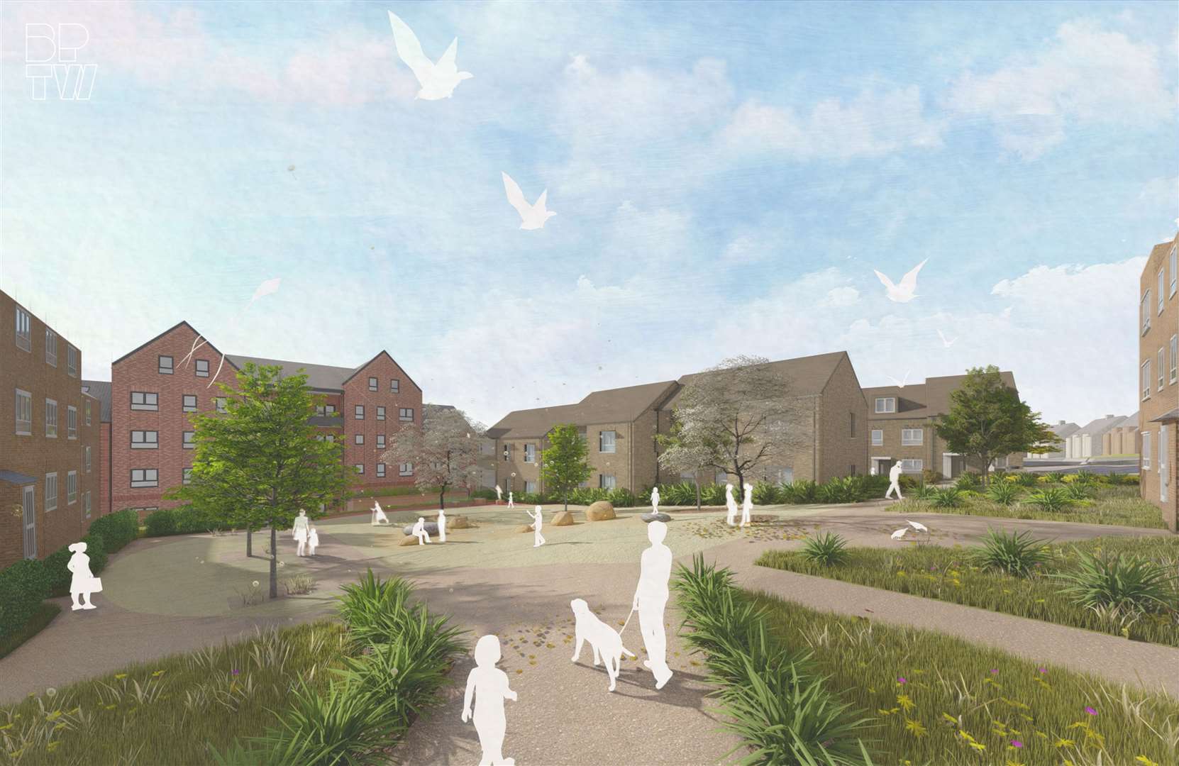 It is the next stage of the council's regeneration to deliver new homes for the borough. Picture: BPTW