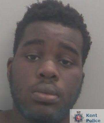 Snapchat rapist Emmanuel Agbaje has been sentenced to 16 years. Pic: Kent Police