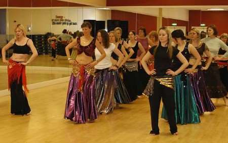The belly dance classes are attracting lots of interest