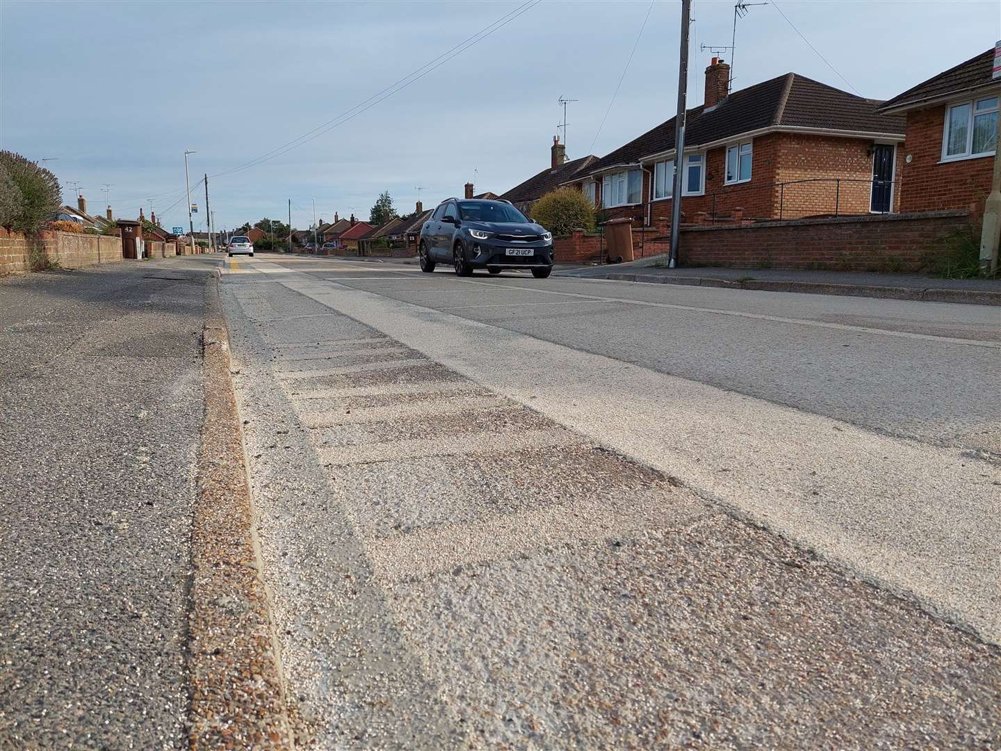 Resurfacing work was carried out using a new method council bosses are trialling called ‘concrete rehabilitation’