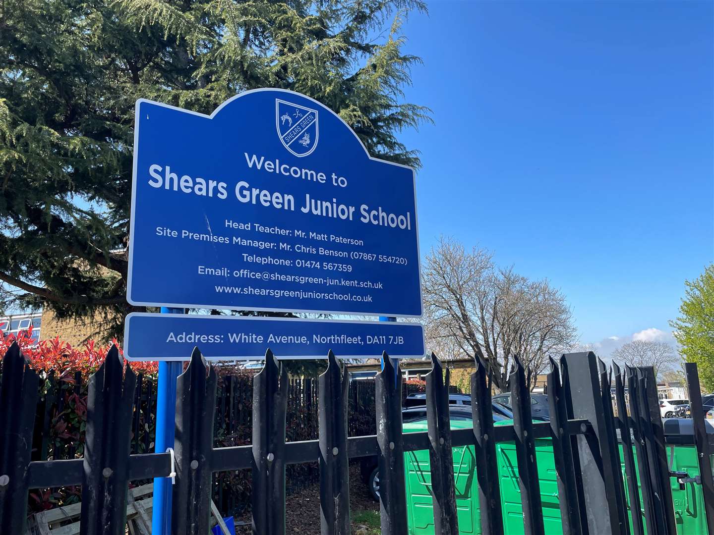 Shears Green Junior School, in White Avenue, Northfleet