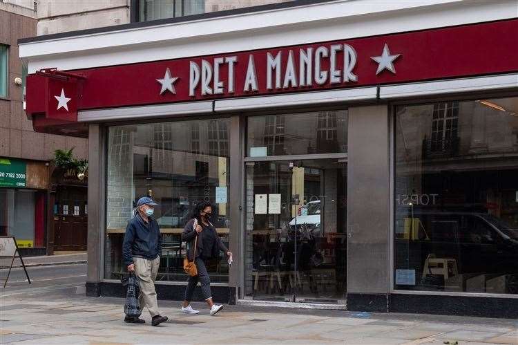 Pret a Manger is removing items as a precaution, it says