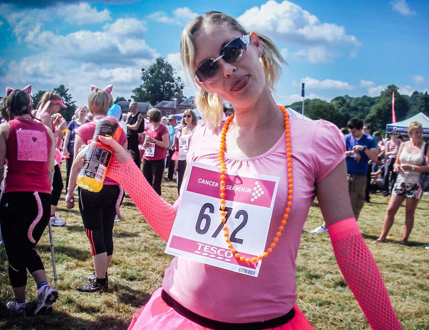Jodie Christie took part in Race for Life