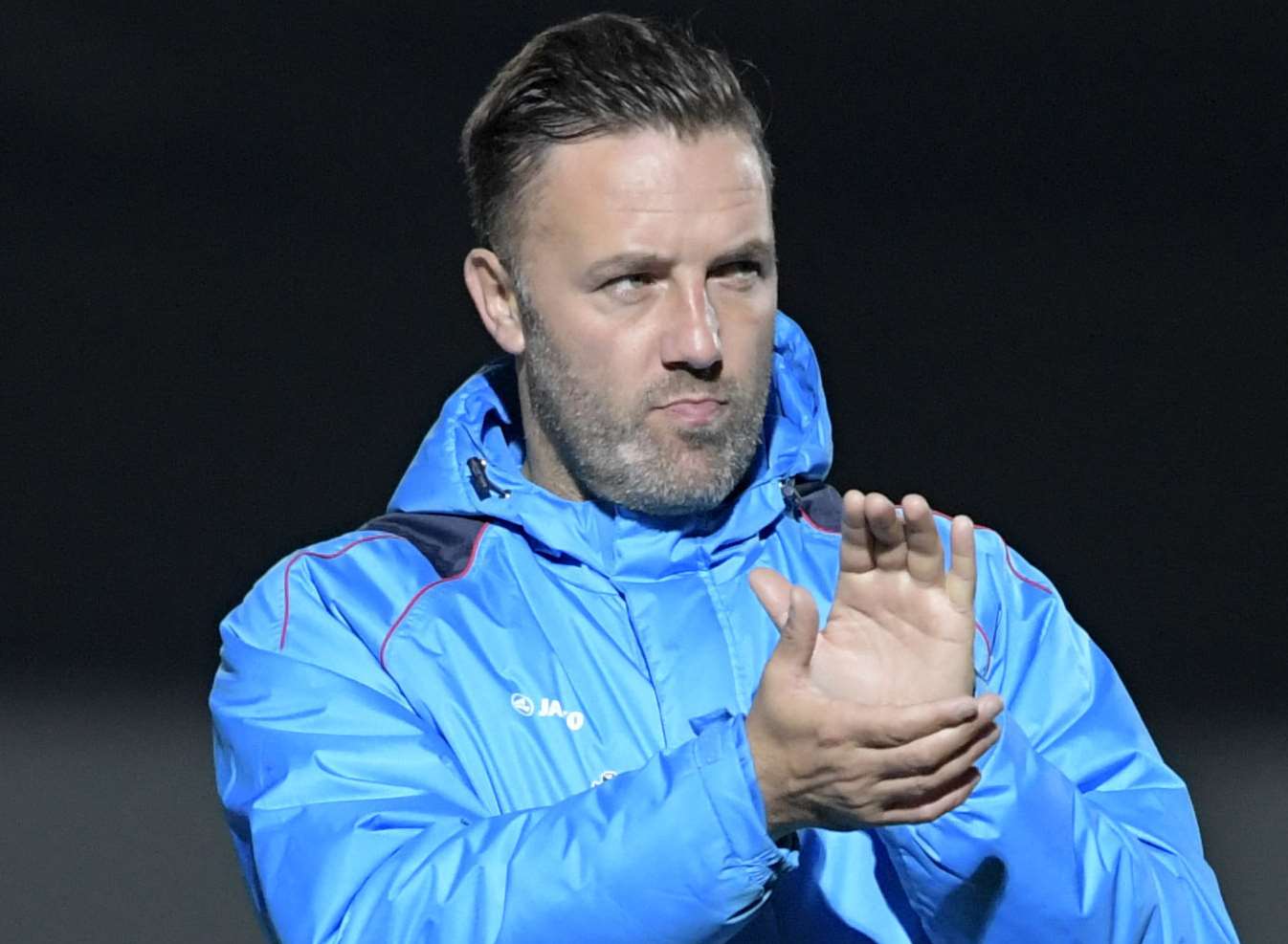 Maidstone boss Jay Saunders Picture: Barry Goodwin