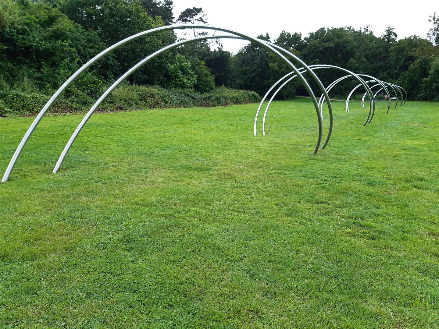 The DNA helix, Whatman Park, Maidstone