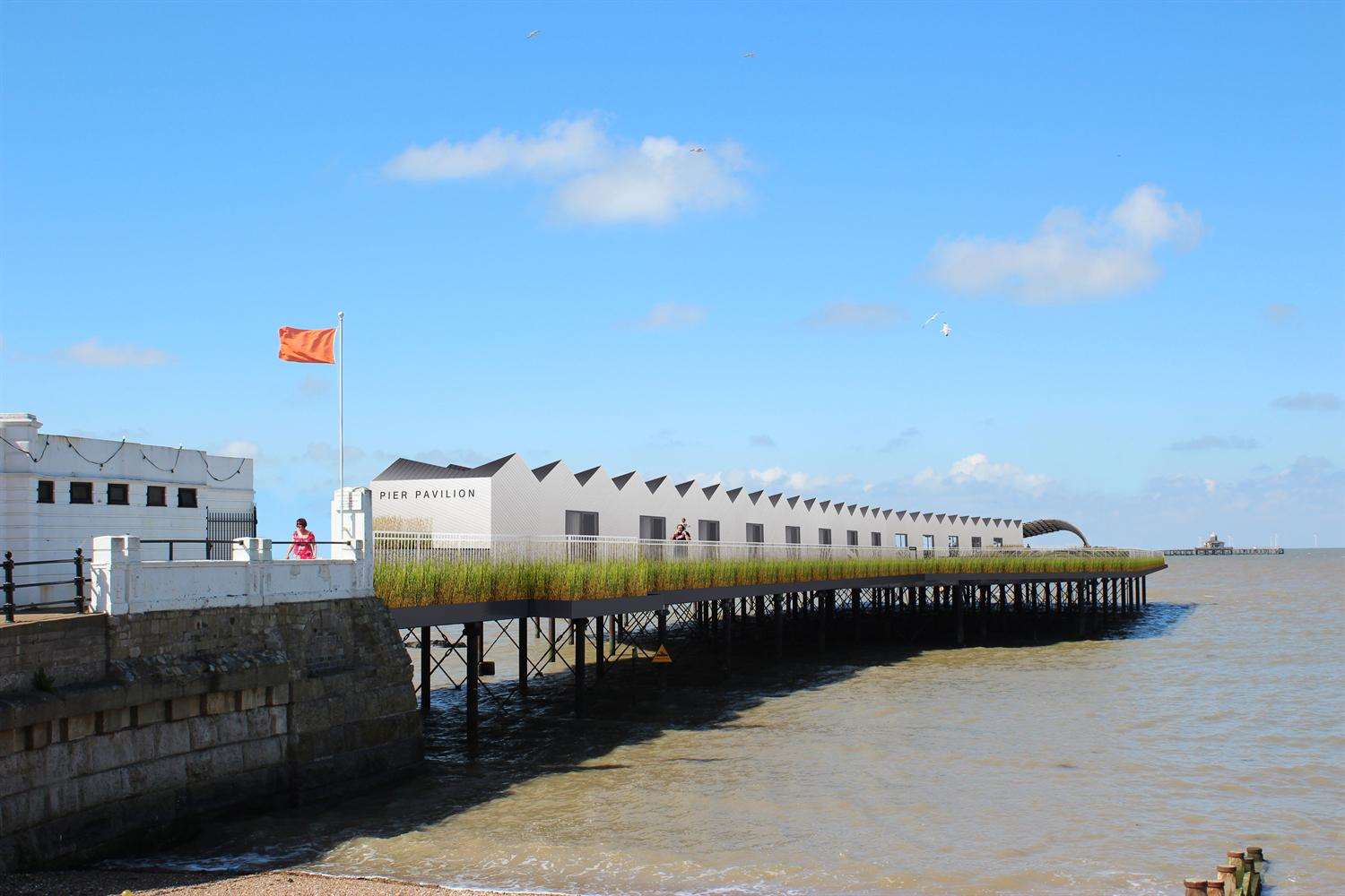 How the pier might look. Image: Tim Sanderson