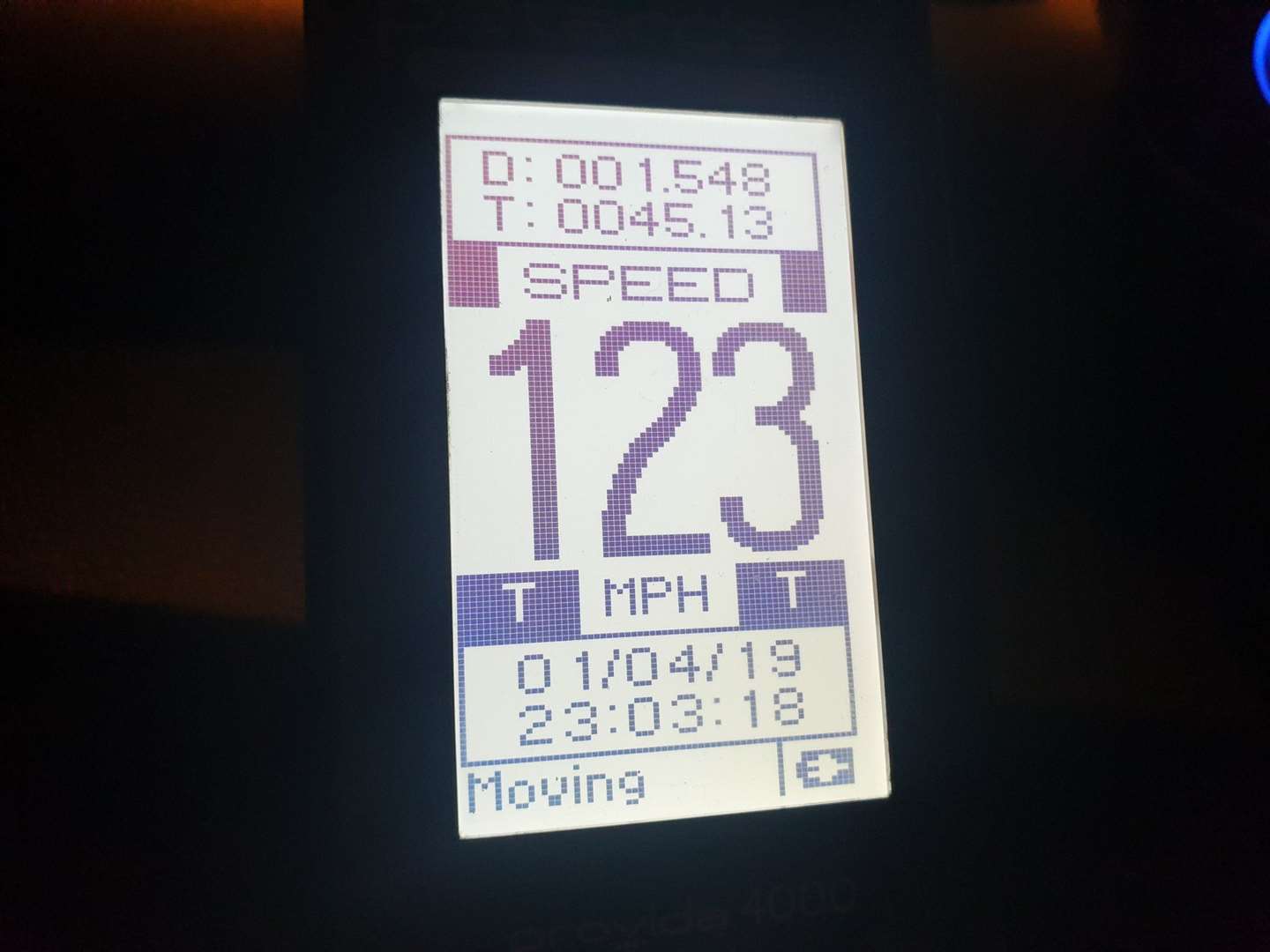 The driver was allegedly doing 123mph (8193650)
