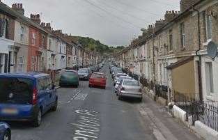 Clarendon Place, Dover where the incident happened. Picture Google Maps