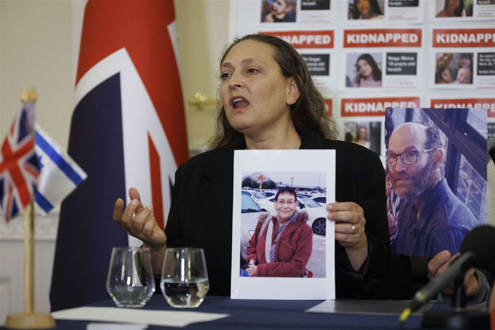 Ayelet Svatitzky’s mother and brother were taken hostage (Belinda Jiao/PA)