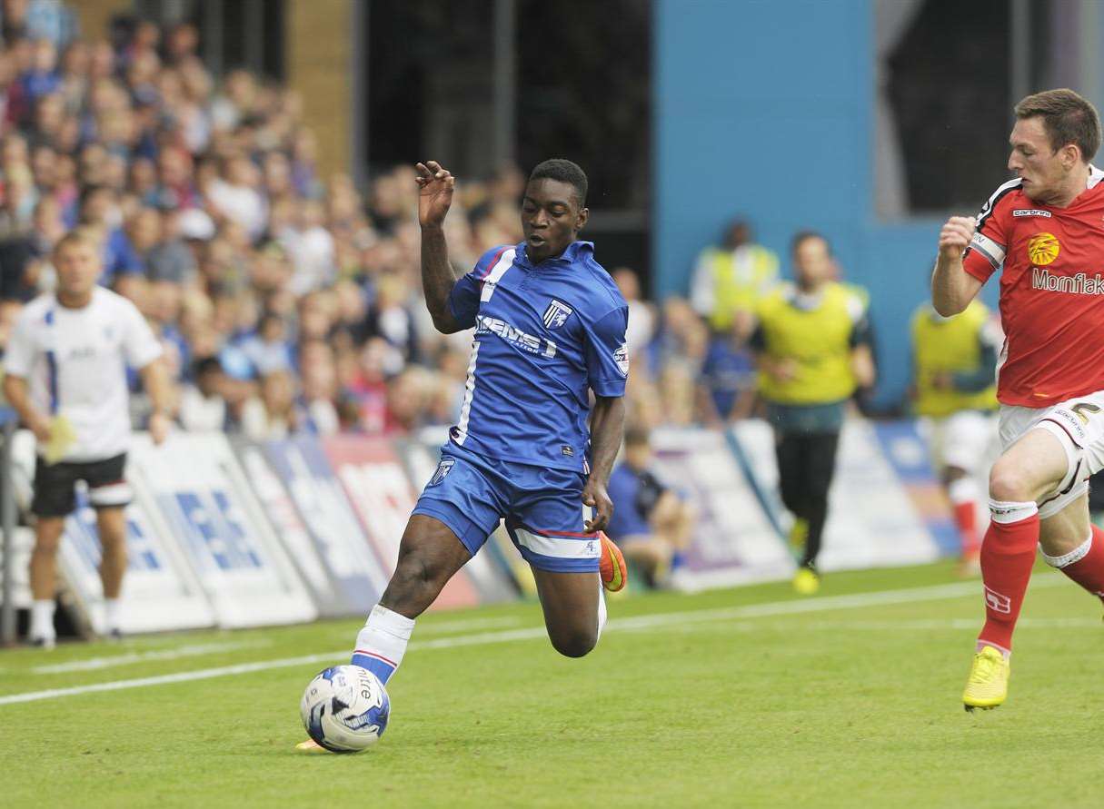 Gills winger Jermaine McGlashan is a player who can excite Picture: Barry Goodwin