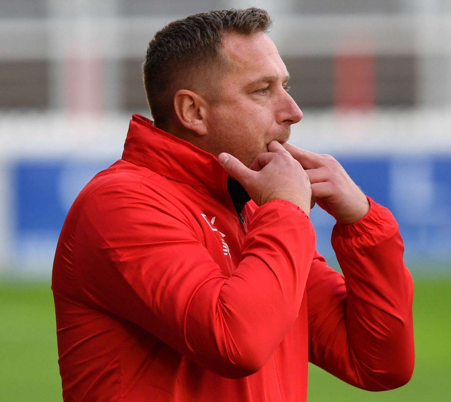 Ebbsfleet manager Dennis Kutrieb - his squad have returned to training this week. Picture: Keith Gillard