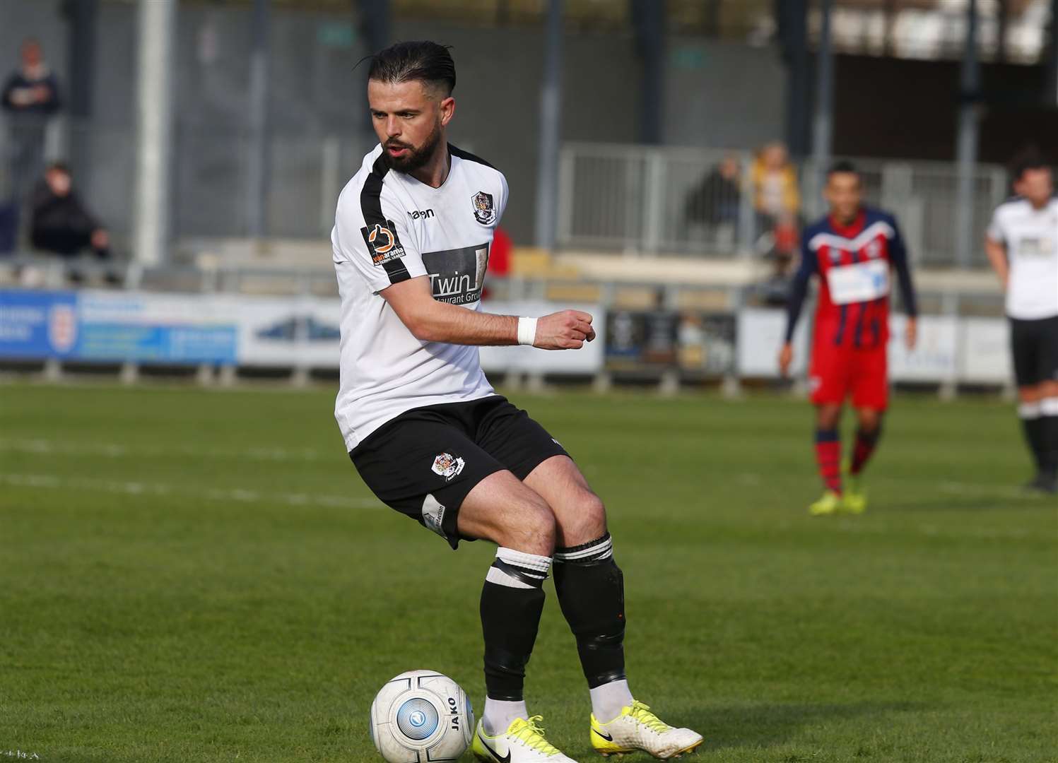 On-loan Tonbridge man Ben Greenhalgh will face his former club as Angels visit Maidstone on New Year's Day. Picture: Andy Jones