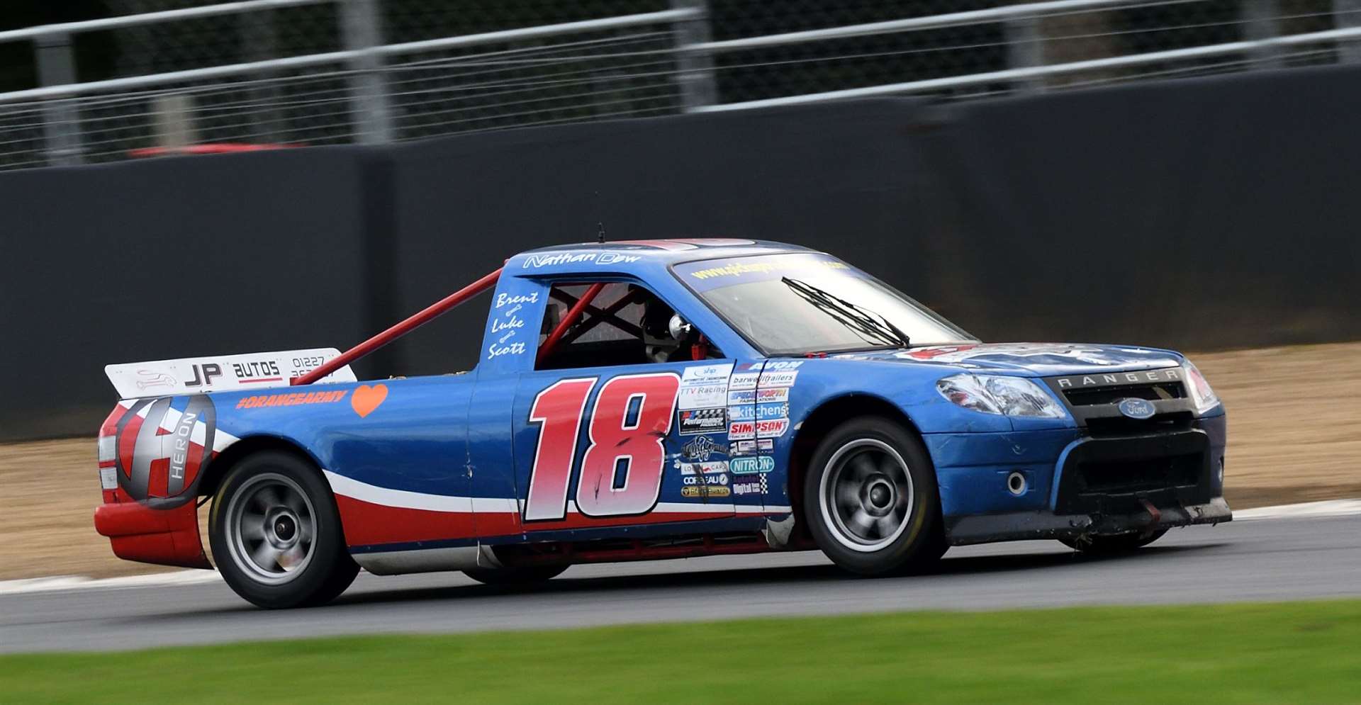 Nathan Dew, from Herne Bay, finished ninth in the Pickup Truck racing championship. Picture: Simon Hildrew (52936767)