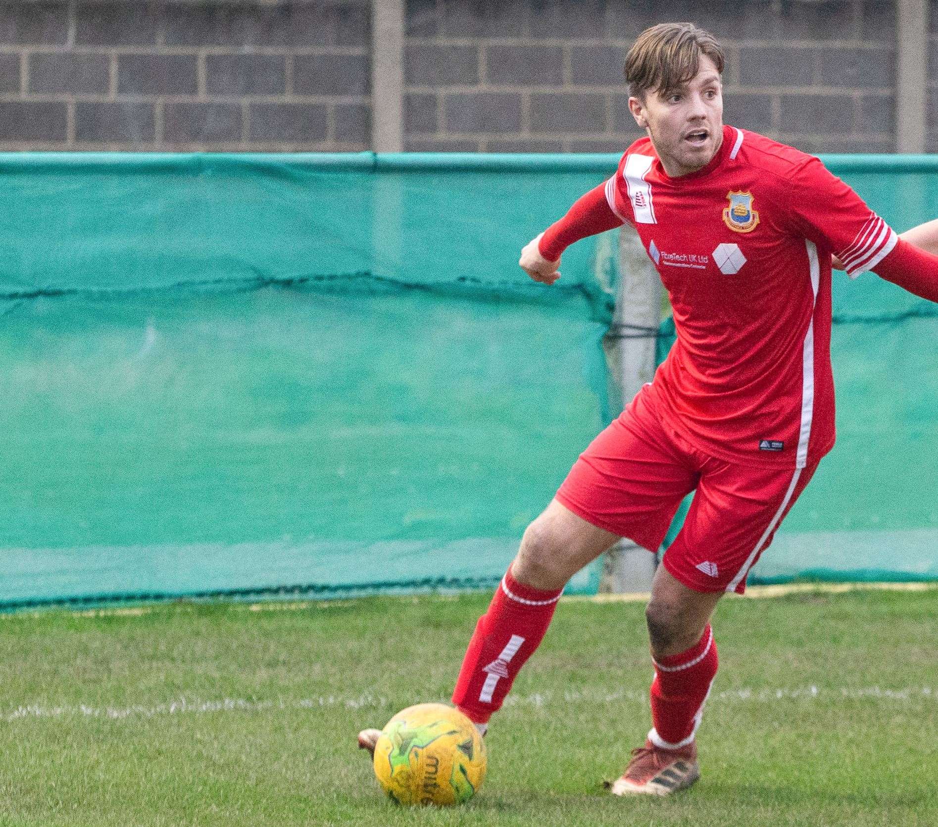 Striker Aaron Millbank during his Whitstable days