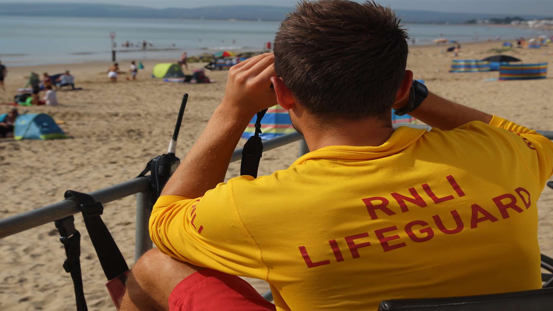 Lifeguard cover at Camber Sands. Picture: RNLI