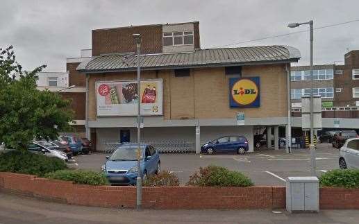 A purse was stolen from a woman on Tuesday while she was shopping at Lidl in Tonbridge Picture: Google Street View