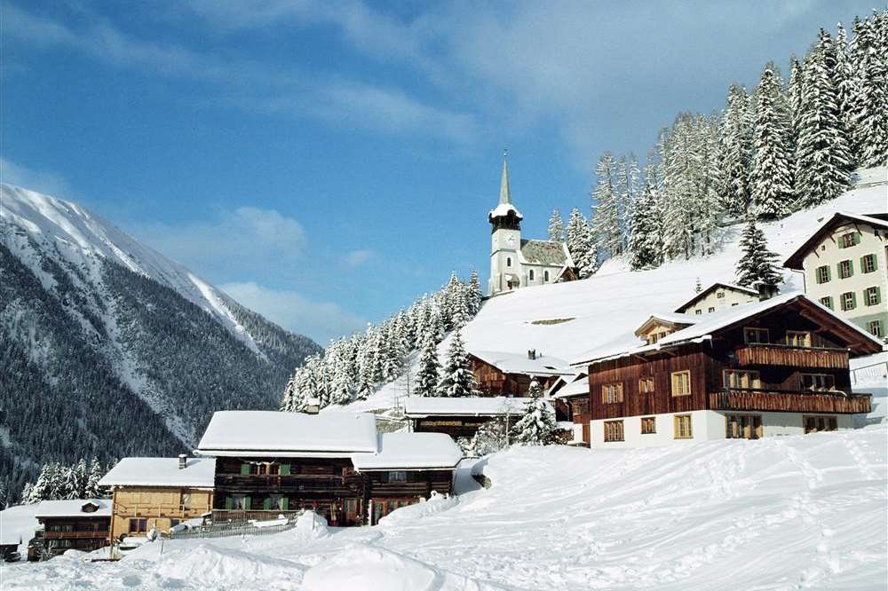 Scenic shots of Davos/Klosters