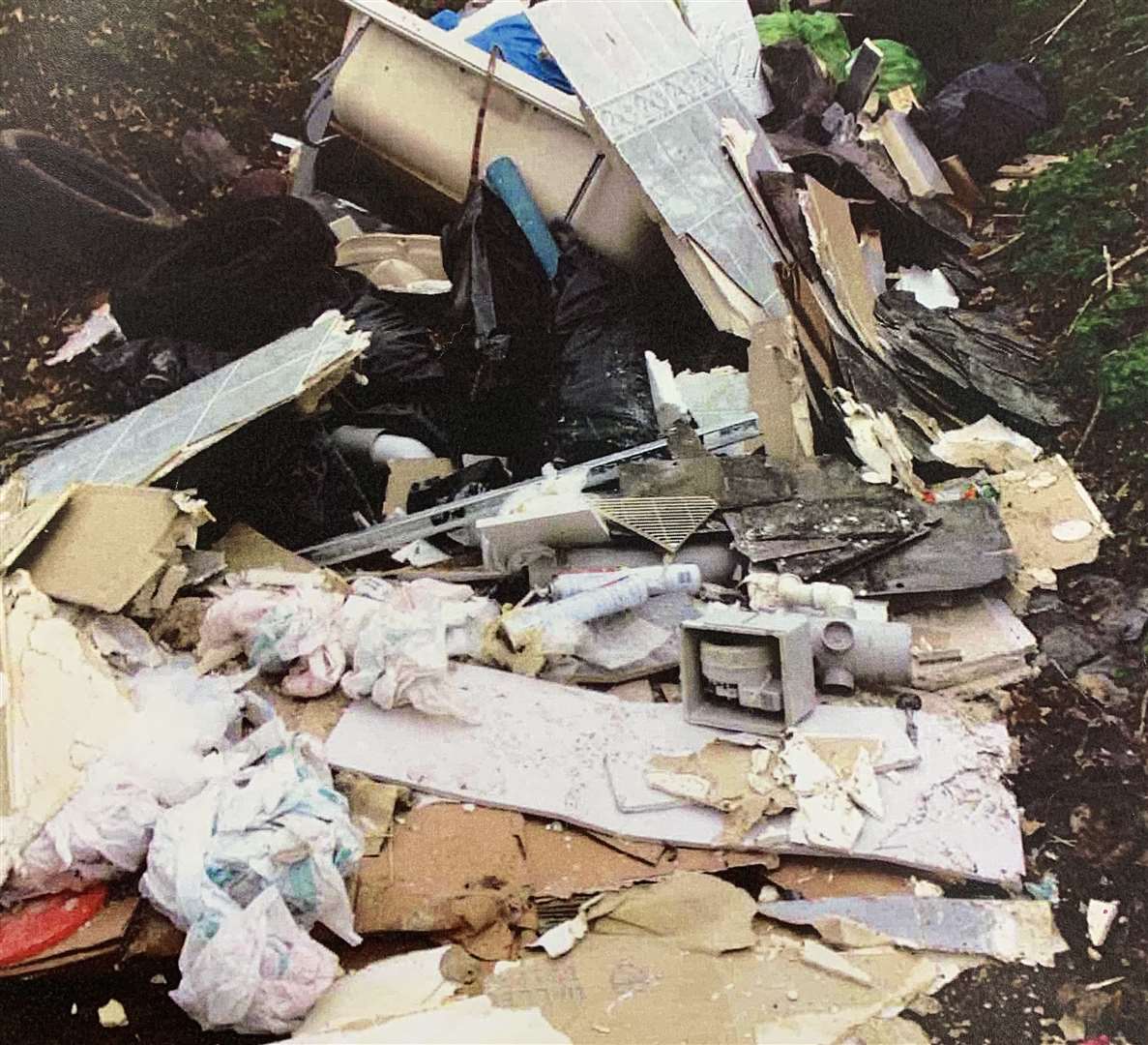 Waste was also discovered in Common Road, Rochester. Picture: Medway Council