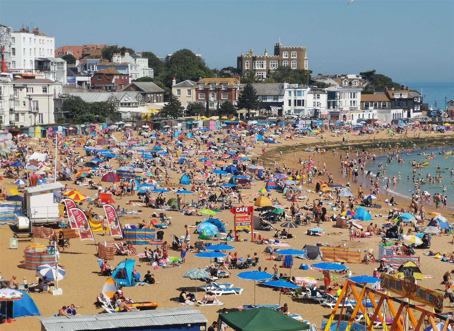 The county's beaches are sure to be busy as the warm weather continues