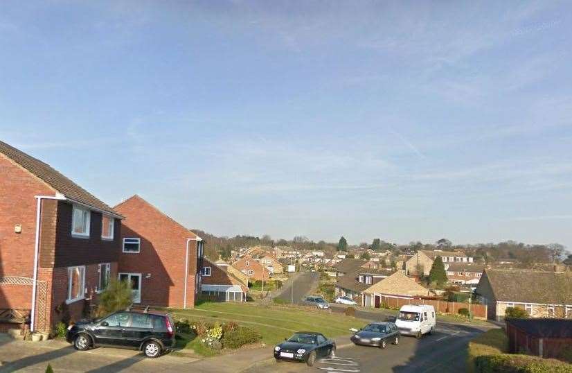 The fire happened in Chestnut Drive, Sturry. Pic: Google Street View (9531016)