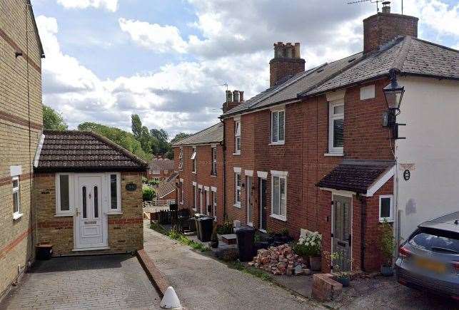 This small street in the quaint market town of West Malling has been rated the cheapest. Picture: Google